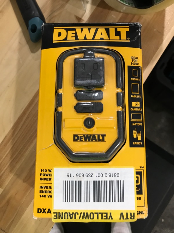 Photo 2 of DeWalt Power Inverter Dxaepi140