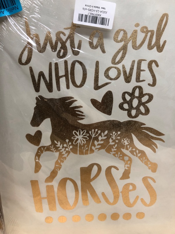 Photo 1 of 11x15 horse canvas 