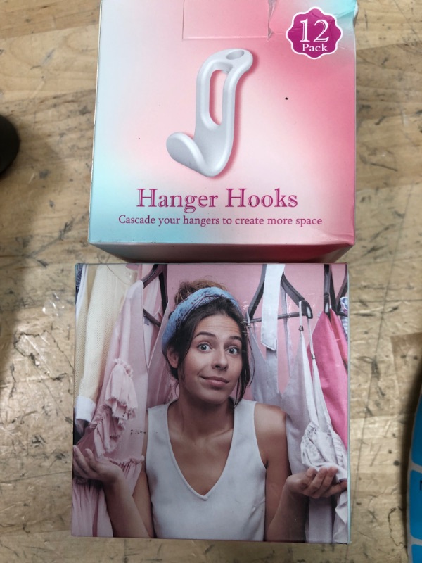 Photo 1 of 24 pack of hanger hooks 