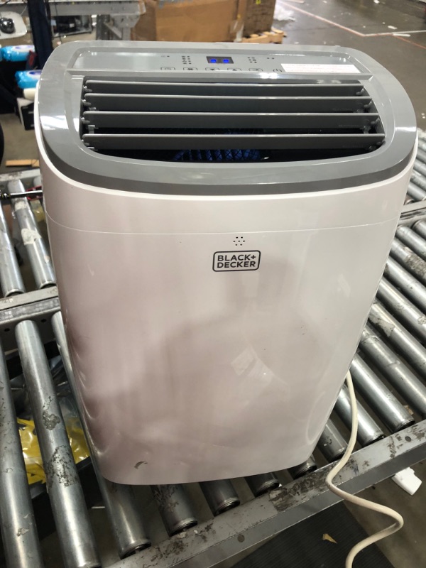 Photo 3 of BLACK+DECKER 8,000 BTU Portable Air Conditioner up to 350 Sq. with Remote Control, White White 8,000 BTU