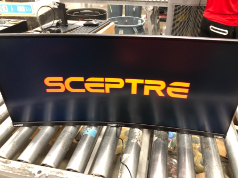 Photo 4 of Sceptre 30-inch Curved Gaming Monitor 21:9 2560x1080 Ultra Wide Ultra Slim HDMI DisplayPort up to 200Hz Build-in Speakers, Metal Black (C305B-200UN1)