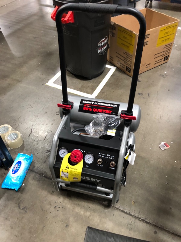 Photo 2 of 4.5 Gal. Portable Electric-Powered Silent Air Compressor