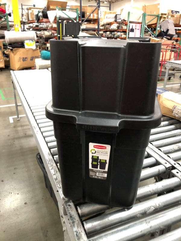 Photo 2 of 18 Gal. Stackable Indoor Recycling Bin