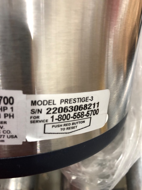 Photo 9 of InSinkErator Prestige Evolution Prestige 1-HP Noise Insulated Garbage Disposal, Silver