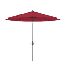 Photo 1 of ***DAMAGED - SEE NOTES***
allen + roth 10-ft Commercial Red Auto-tilt Market Patio Umbrella