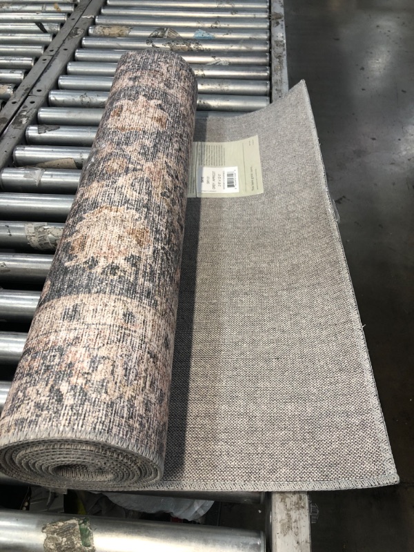 Photo 2 of Loloi II gray And Apricot 2'-6 x 12'-0 Area Rugs