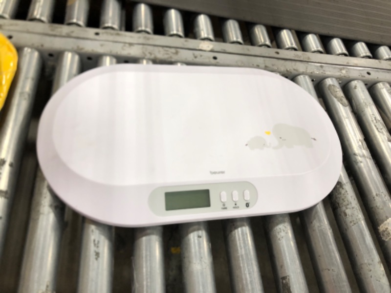 Photo 1 of Beurer BY90 Baby Scale, Pet Scale, Digital, with Measuring Tape, tracking weight with App | For: Infant, Newborn, Toddler /Puppy, Cat - Animals | LCD Display, weighs Lbs/Kg/Oz Highly accurate with Bluetooth/measuring Tape