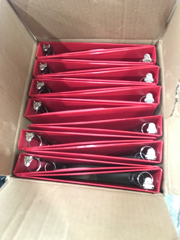 Photo 1 of 12 pack - red folders  
