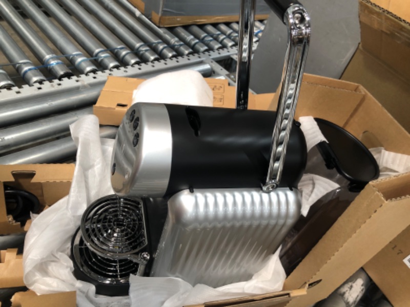 Photo 2 of Nespresso Professional Coffee Maker Starter Bundle, Zenius Professional Coffee Machine, Presentation Box for Nespresso Capsules,Black and Silver