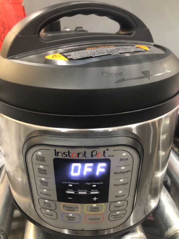 Photo 6 of [READ NOTES]
Instant Pot Duo 7-in-1 Electric Pressure Cooker, Slow Cooker, Rice Cooker, Steamer, Sauté, Yogurt Maker, Warmer & Sterilizer