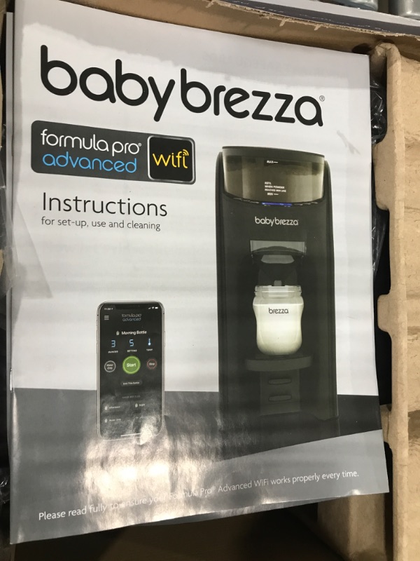 Photo 3 of Baby Brezza Formula Pro Mini Baby Formula Maker – Small Baby Formula Mixer Machine Fits Small Spaces and is Portable for Travel– Bottle Makers Makes The Perfect Bottle for Your Infant On The Go Advanced, WiFi