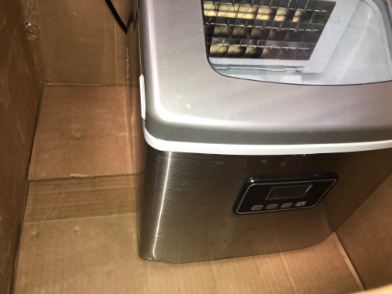 Photo 1 of ***DAMAGED - USED - MISSING PARTS - SEE NOTES***
EUHOMY Countertop Ice Maker Machine, 40Lbs/24H