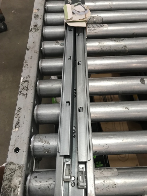 Photo 1 of 21-Inch Full Extension Non-Synchornized Concealed Undermount Slide with Soft-Close for Face Frame Cabinet T815533