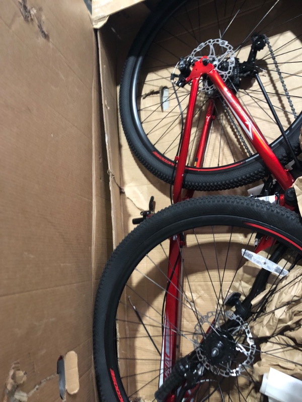 Photo 6 of [FOR PARTS, READ NOTES]
Mongoose Flatrock Youth/Adult Hardtail Mountain Bike, 24 to 29-Inch Wheels, 21-Speed Twist Shifters, 14.5 to 18-Inch Lightweight Aluminum Frame 18-Inch Frame Red