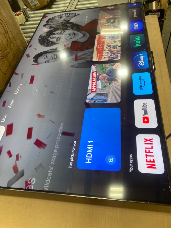 Photo 2 of TCL 55-Inch Q7 QLED 4K Smart TV with Google TV (55Q750G, 2023 Model) Dolby Vision, Dolby Atmos, HDR Ultra, 120Hz, Game Accelerator up to 240Hz, Voice Remote, Works with Alexa, Streaming UHD Television 55 inches