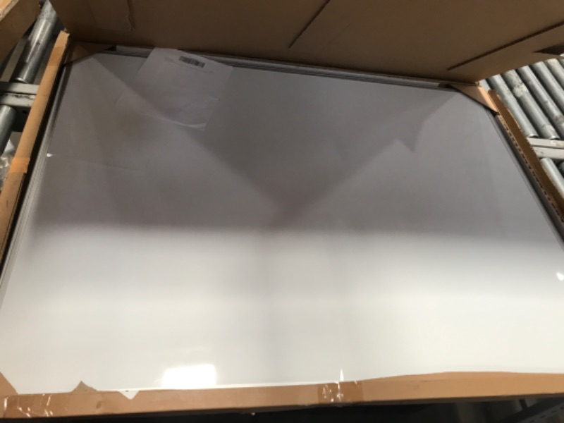 Photo 1 of AmazonBasics Magnetic Framed Dry Erase White Board, 36 x 48 inch
