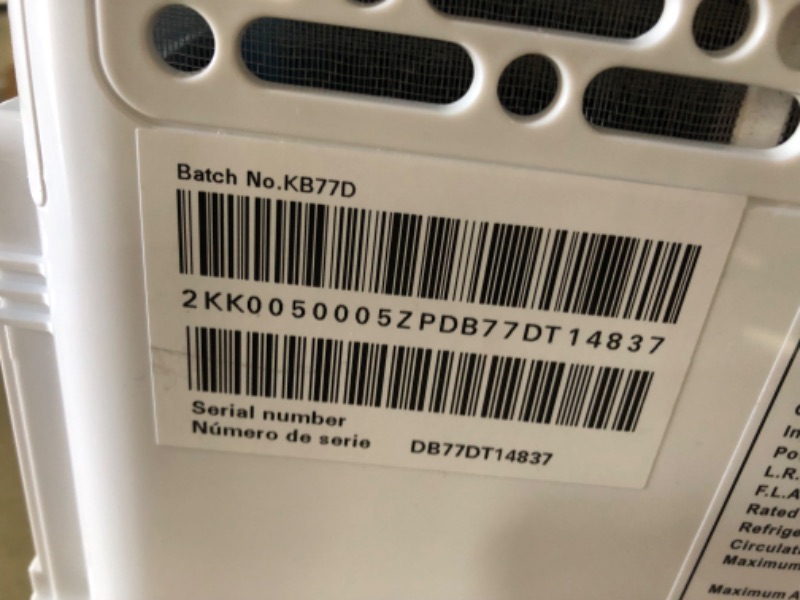 Photo 1 of *USED* PARTS ONLY* Hisense Portable Air Conditioner 5000-BTU DOE 115-Volt 3-In-1 Dehumidifier & Fan Quiet Operation 24 Hour Timer Cools Under 299 Sq Ft (AP0522CR1W)
