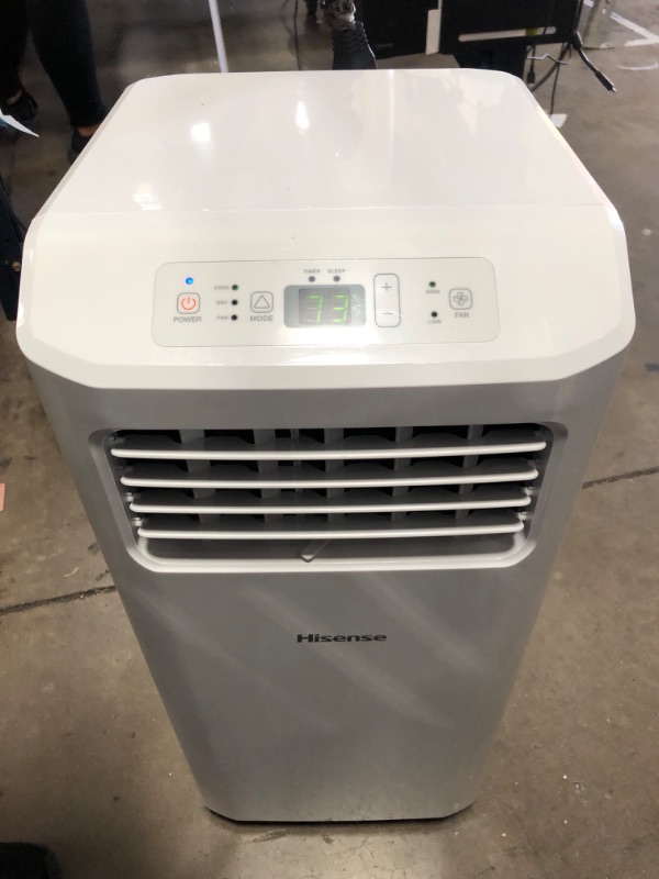 Photo 4 of *USED* PARTS ONLY* Hisense Portable Air Conditioner 5000-BTU DOE 115-Volt 3-In-1 Dehumidifier & Fan Quiet Operation 24 Hour Timer Cools Under 299 Sq Ft (AP0522CR1W)