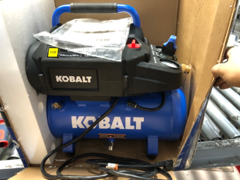 Photo 3 of Kobalt 3-Gallon Portable 150-PSI Electric Hot Dog Air Compressor