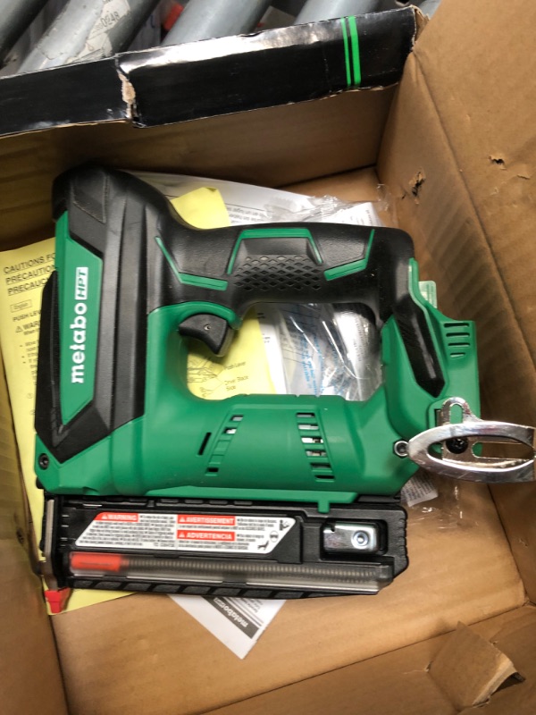 Photo 2 of ***NO BATTERY INCLUDED - UNABLE TO TEST***
 Metabo HPT 18V Cordless Pin Nailer, Tool Only - No Battery (NP18DSALQ4)