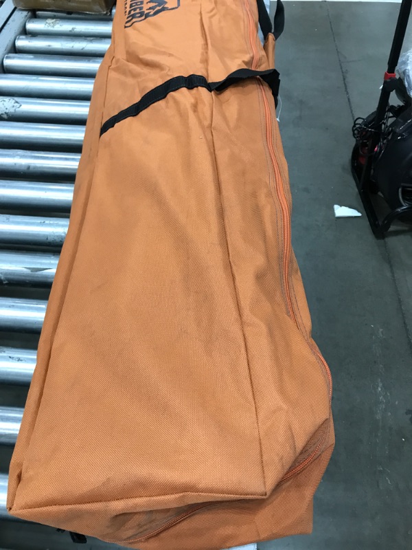 Photo 1 of **MINOR WEAR & TEAR**TIMBER RIDGE Pop-Up Portable Waterproof Camping Hub Tent, Easy Instant 60 Second Set-Up, UV Resistant 4 Person Tents for Camping, Orange