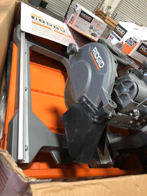 Photo 5 of 12 Amp 8 in. Wet Tile Saw with Extended Rip Capacity and Stand