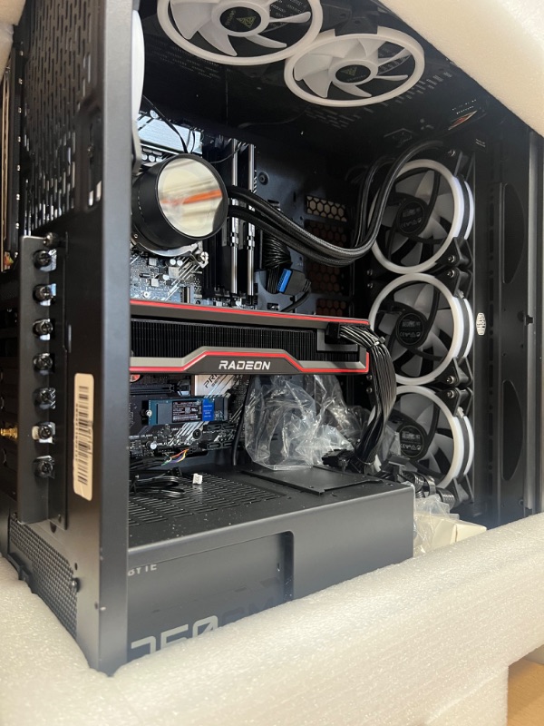 Photo 5 of Thermaltake S300 Tempered Glass Edition ATX Mid-Tower Computer Case with 120mm Rear Fan Pre-Installed CA-1P5-00M1WN-00 S300 Black