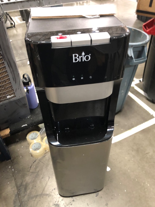 Photo 3 of [FOR PARTS, READ NOTES]
Brio Bottom Loading Water Cooler Water Dispenser – Essential Series - 3 Temperature Settings - Hot, Cold & Cool Water - UL/Energy Star Approved
