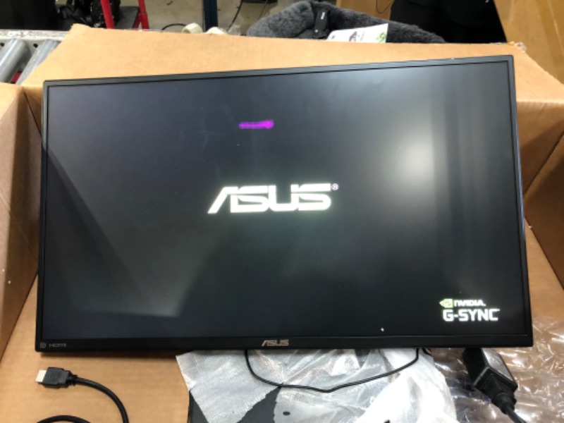 Photo 3 of ASUS TUF Gaming VG259QM 24.5” Monitor, 1080P Full HD (1920 x 1080), Fast IPS, 280Hz, G-SYNC Compatible, Extreme Low Motion Blur Sync,1ms, DisplayHDR 400, Eye Care, DisplayPort HDMI BLACK
