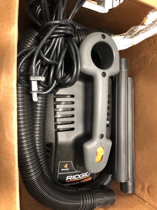 Photo 4 of **Non-functional*** Ridgid WD4070 4 Gallon Portable Vacuum