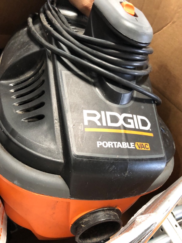 Photo 3 of **Non-functional*** Ridgid WD4070 4 Gallon Portable Vacuum