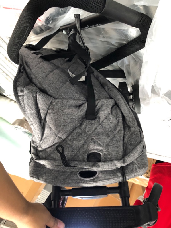 Photo 1 of Dream On Me Lightweight And Compact Coast Rider Stroller With One Hand Easy Fold, Adjustable Handles And Soft Ride Wheels, Grey
