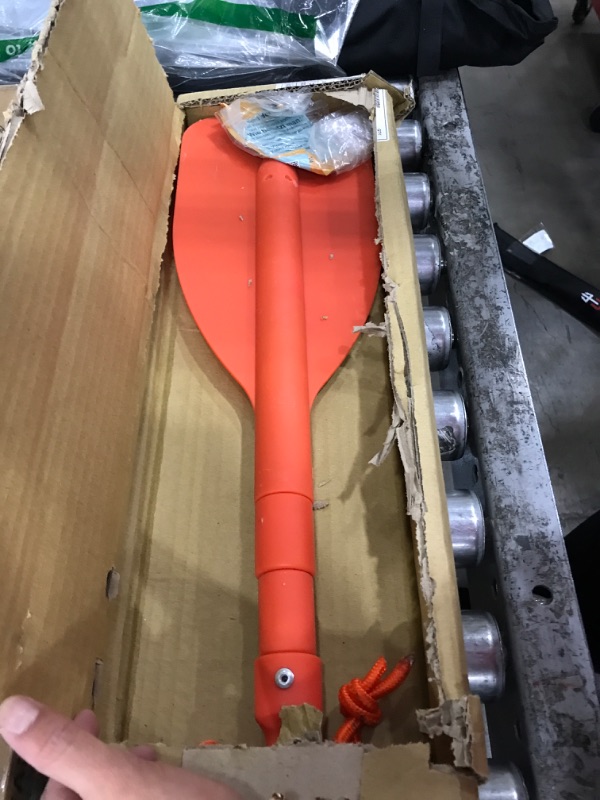 Photo 2 of Attwood Emergency Telescoping Paddle for Boating, Orange 20 Inch to 42 Inch