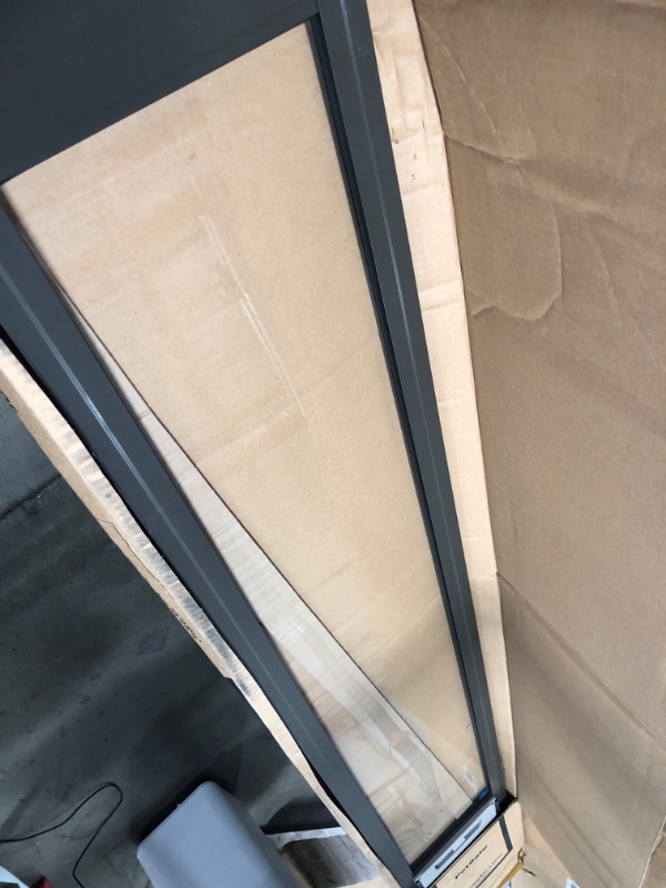 Photo 1 of PetSafe 1-Piece Sliding Glass Pet Door - Outdoor Access Patio Panel Insert for Dogs and Cats, Easy No-Cut Installation, Weather-Resistant Aluminum Insert, Includes Slide-in Closing Panel for Security 80 11/16" (adjustable height from 75 7/8"-80 11/16") Br