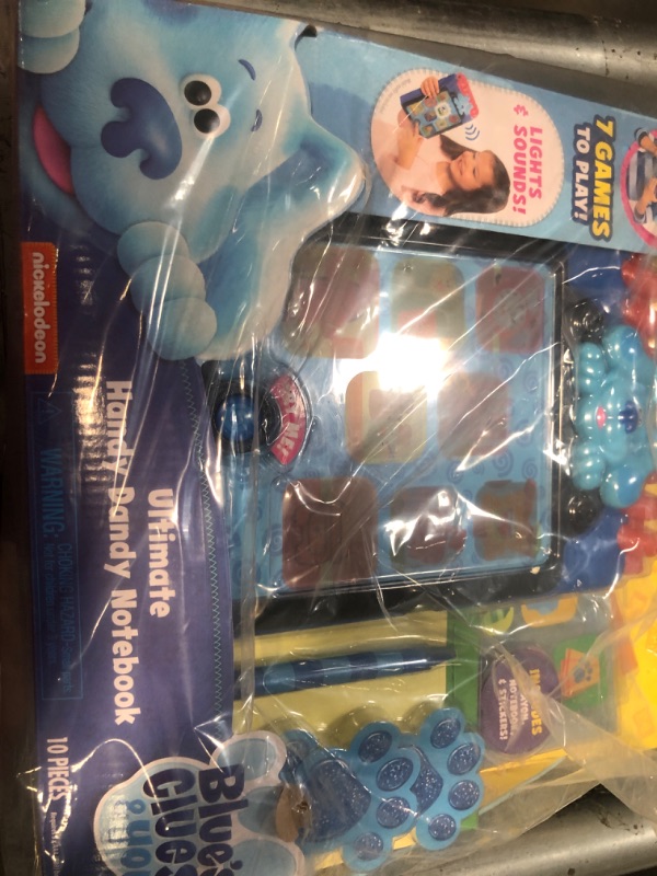 Photo 2 of Blue’s Clues & You! Ultimate Handy Dandy Notebook, Interactive Kids Toy with Lights and Sounds, Blue's Clues Game, by Just Play