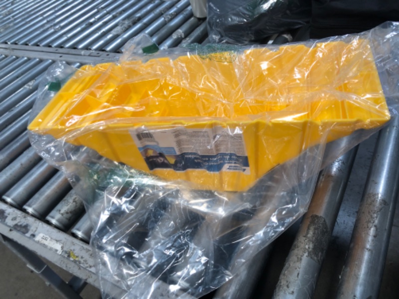 Photo 2 of Camco 44435 Tandem Wheel Chock , Yellow 1 Pack Tandem Wheel Chock