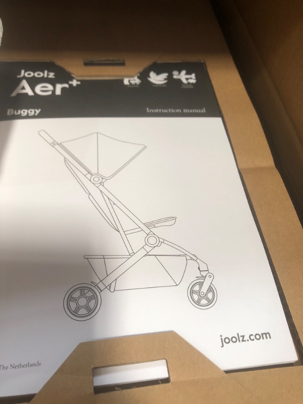 Photo 2 of Joolz AER+ Buggy - Premium Baby Stroller with Ergonomic Seat - Comfortable & Compact - Foldable & Lightweight Travel - XXL Sun Hood - Travel Pouch Included - Sage Green Sage Green AER+