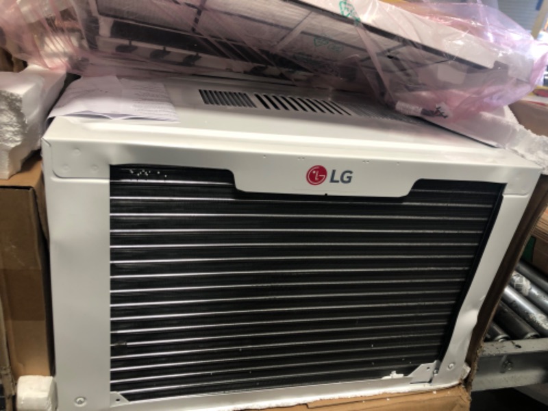 Photo 4 of (PARTS ONLY)LG 12000 BTU Window Air Conditioners [2023 New] Remote Control WiFi App Ultra-Quite Washable Filter Cools 550Sq.Ft for Medium & Large Room AC Unit air conditioner Easy Install White LW1217ERSM1
