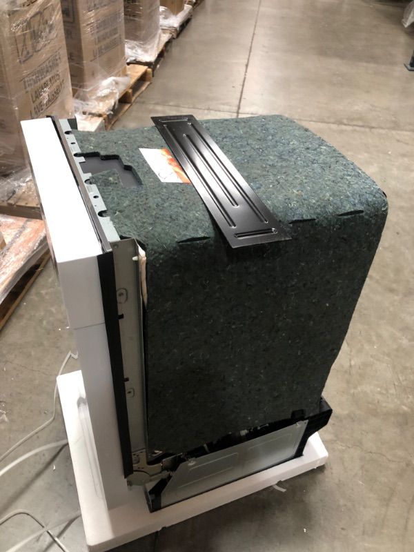 Photo 1 of Frigidaire 18 in. ADA Compact Front Control Dishwasher in White with Dual Spray Arms, 52 dBA,