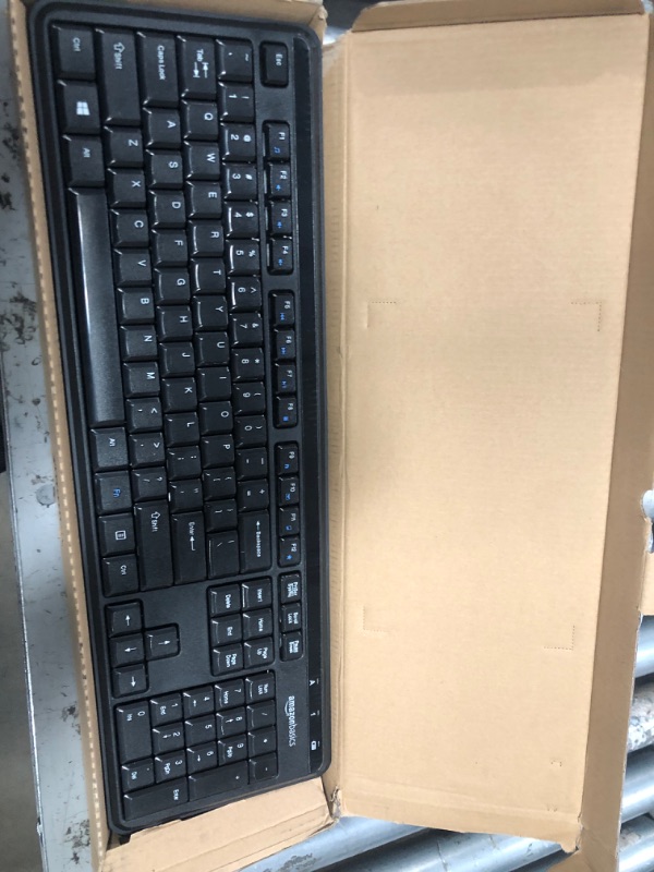 Photo 2 of Amazon Basics Wireless Keyboard-Quiet and Compact-US Layout (QWERTY)