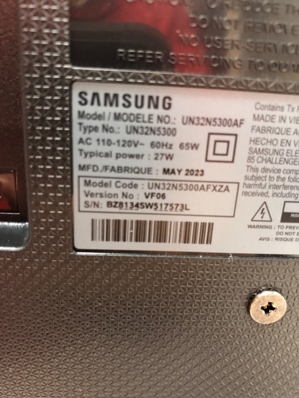 Photo 1 of SAMSUNG 32-inch Class LED Smart FHD TV 1080P (UN32N5300AFXZA, 2018 Model)