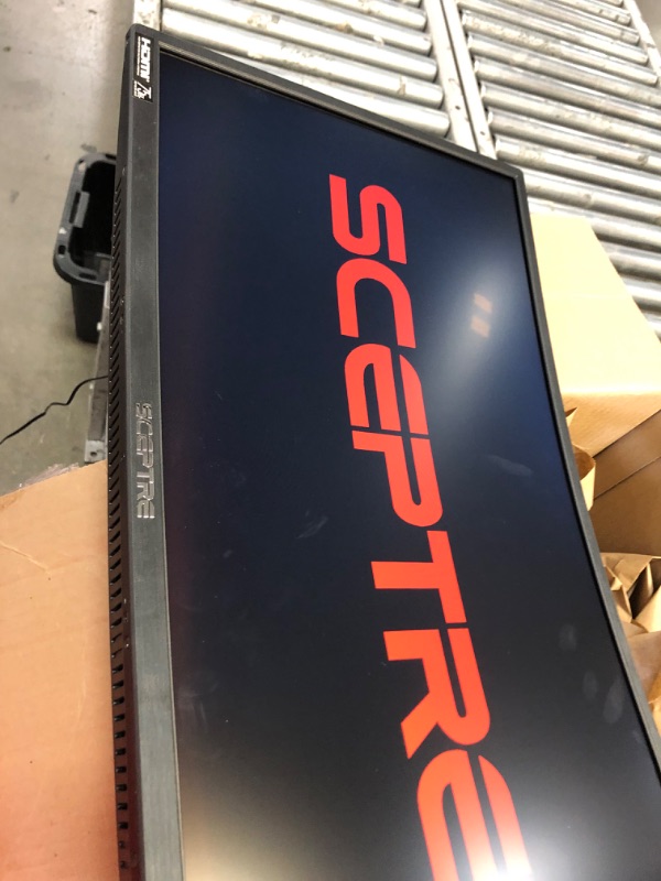 Photo 2 of Sceptre Curved 24" FHD 1080p Gaming Monitor 75Hz HDMIx2 VGA 98% sRGB R1500 Build-in Speakers, Machine Black 2022 (C249W-1920RN Series)
