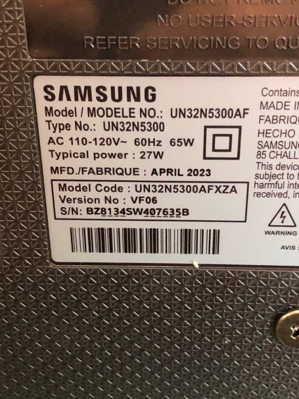 Photo 5 of SAMSUNG 32-inch Class LED Smart FHD TV 1080P (UN32N5300AFXZA, 2018 Model)