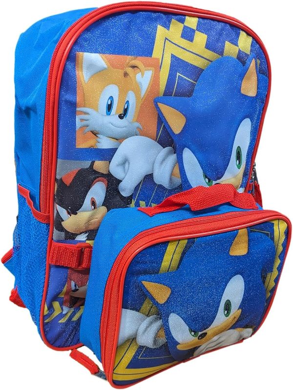 Photo 1 of Accessory Innovations Sonic Full Size 16 Inch Backpack with Detachable Lunch Box
