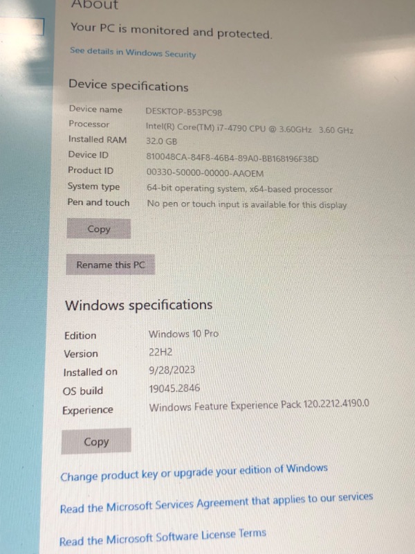 Photo 5 of Dell OptiPlex 7020 Desktop Computers PC with New 24 inch Koorui Monitor Bundle,i7-4790 32GB Ram 512GB M.2 NVMe SSD+128GB SSD,AC7260 Built-in WiFi Ready,Dual Monitor Support,Windows 10 Pro 
