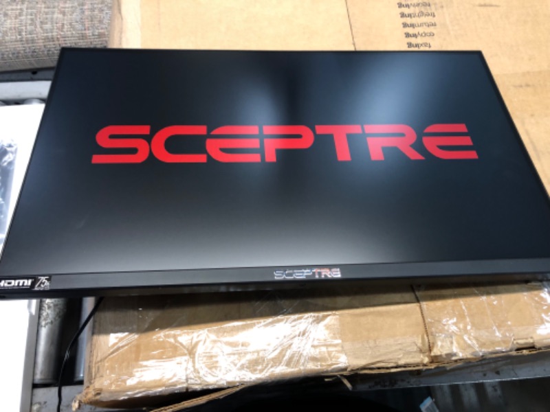 Photo 4 of Sceptre IPS 24-Inch Business Computer Monitor 1080p 75Hz with HDMI VGA Build-in Speakers, Machine Black (E248W-FPT)
