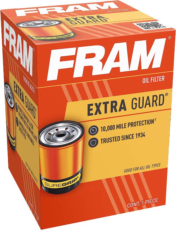 Photo 1 of Fram PH9837 Extra Guard 10K Mile Change Interval Oil Filter 1 Count 