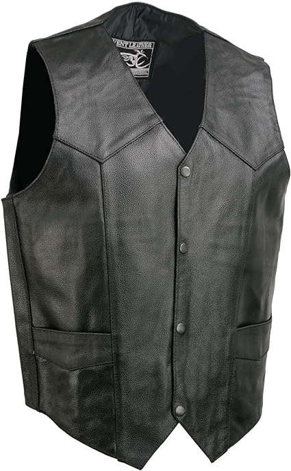 Photo 1 of EVENT LEATHER EL5310 Black Motorcycle Leather Vest for Men - Riding Club Adult Motorcycle Vests
7XL