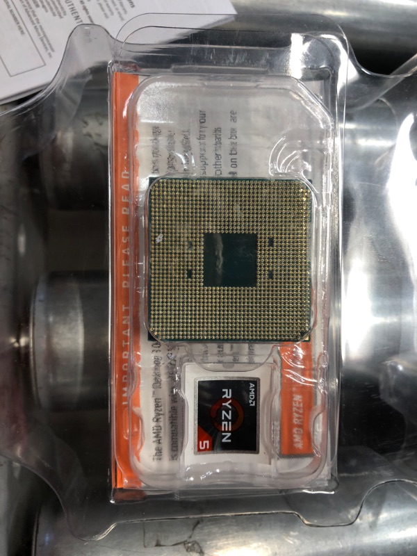 Photo 5 of AMD Ryzen 5 3600 6-Core, 12-Thread Unlocked Desktop Processor with Wraith Stealth Cooler
