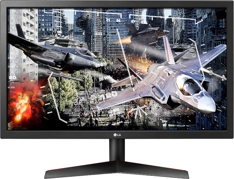 Photo 1 of LG UltraGear FHD 24-Inch Gaming Monitor 24GL600F-B, TN with AMD FreeSync, 144Hz, Black
